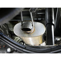 aFe cat-back exhaust installed view