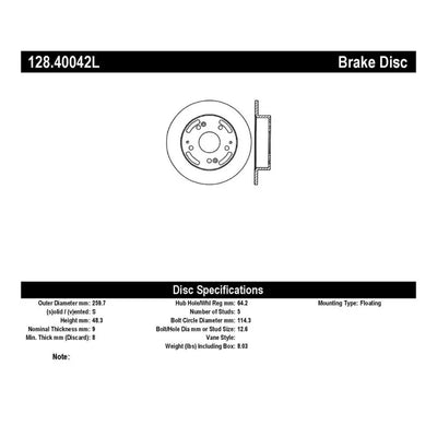 Stoptech auto part