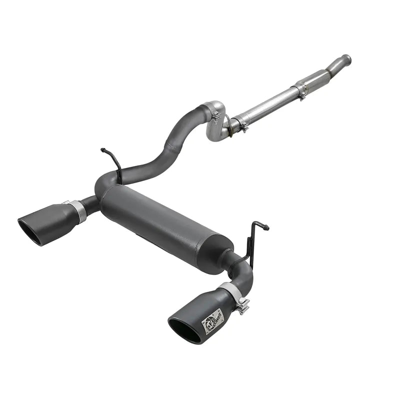 aFe black cat-back exhaust