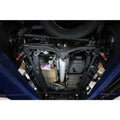 aFe axle-back exhaust installed view