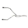 aFe cat-back exhaust detail