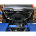 aFe cat-back exhaust close-up