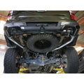 aFe cat-back exhaust installed view