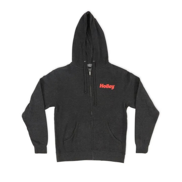 LTS HOLLEY FULL-ZIP HOODIE -CHARCOAL HE