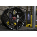 Vossen black auto part