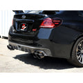 aFe cat-back exhaust close-up