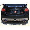 aFe cat-back exhaust close-up