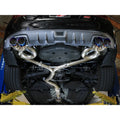 aFe cat-back exhaust detail