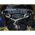 aFe cat-back exhaust installed view