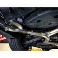aFe cat-back exhaust installed view