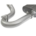 aFe cat-back exhaust detail