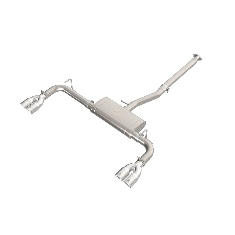 aFe polished cat-back exhaust