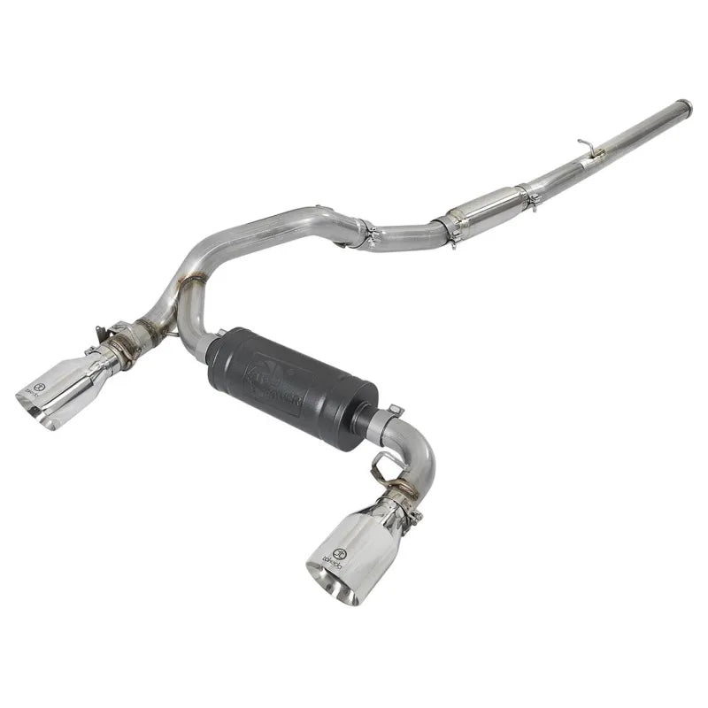 aFe polished cat-back exhaust