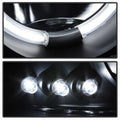 SPYDER headlights close-up
