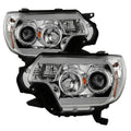 SPYDER headlights installed view