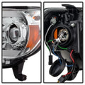 SPYDER headlights close-up