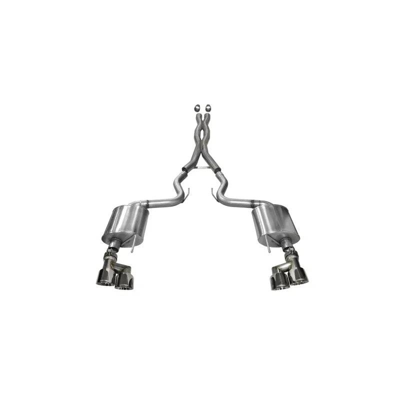 CORSA Performance polished cat-back exhaust