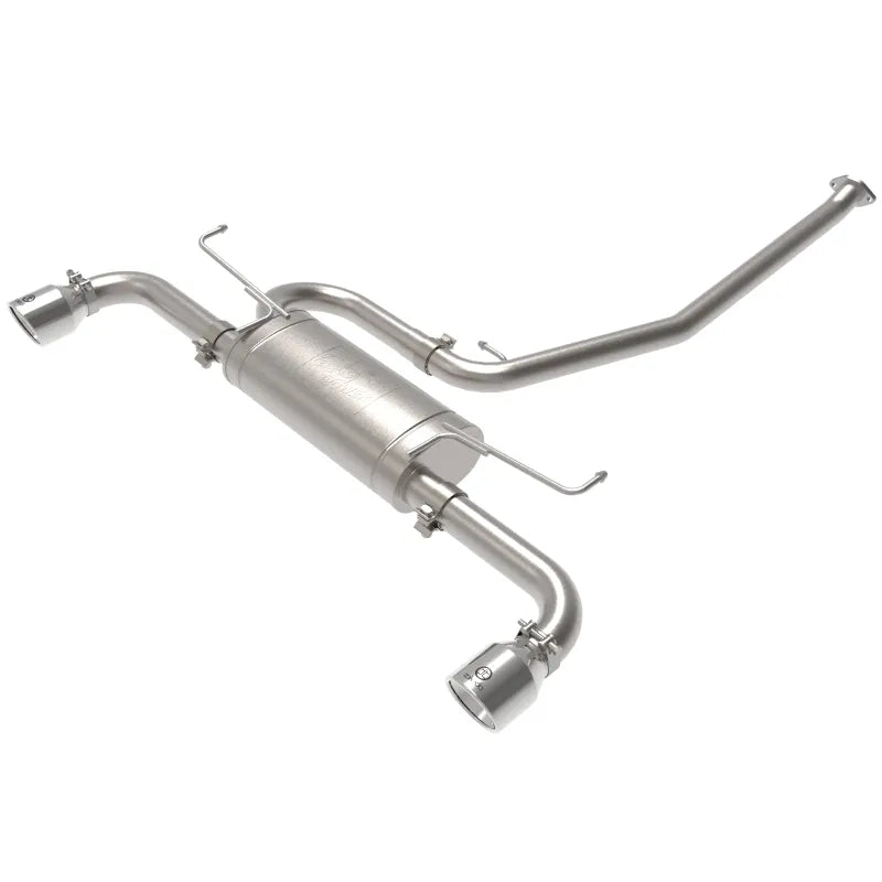 aFe polished cat-back exhaust