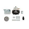 ADJUSTABLE BILLET BYPASS FUEL PRESSURE REGULATOR 3/8 NPT KIT W/ GUAGE & ADAPTER