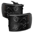 SPYDER headlights close-up