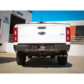 aFe axle-back exhaust installed view
