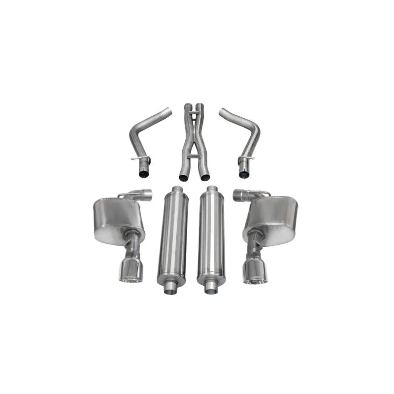 CORSA Performance polished cat-back exhaust