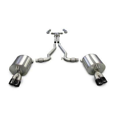 CORSA Performance black cat-back exhaust