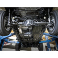 aFe cat-back exhaust installed view