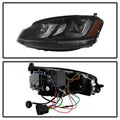 SPYDER headlights installed view