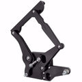 1965-1966 Mustang Hood Hinge Kit - Solid Frame - Steel - Black