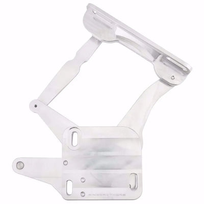 1965-1966 Mustang Hood Hinge Kit - Solid Frame - Fiberglass - Natural