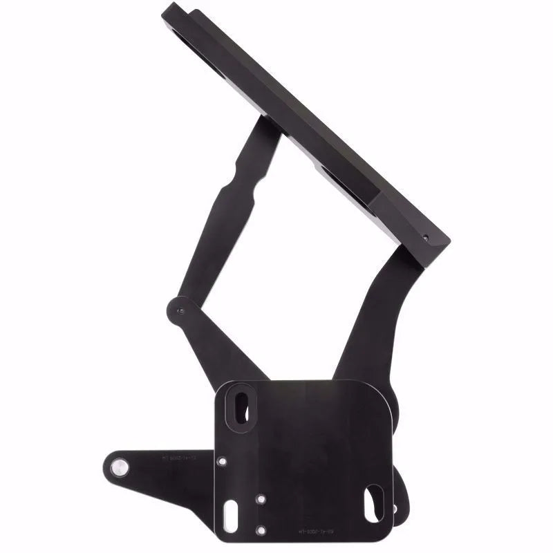 1967-1970 Cougar/Mustang Hood Hinge Kit - Solid Frame - Steel - Black