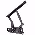 67-69 Camaro/Firebird, 65-67 Chevelle/El Camino/Impala, 66-67 Nova Hood Hinge Kit - Solid Frame - Fiberglass - Black