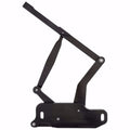 1966-1967 Nova Hood Hinge Kit for Aftermarket Front Clips - Solid Frame - Steel - Black