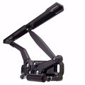 1972 Nova Hood Hinge Kit - Solid Frame - Fiberglass - Black