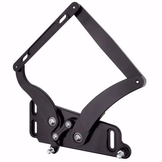 66-70 Charger/Belvedere/Roadrunner, 1972-1993 Dodge Truck Hood Hinge Kit - Fiberglass - Steel - Black