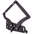 66-70 Charger/Belvedere/Roadrunner, 1972-1993 Dodge Truck Hood Hinge Kit - Fiberglass - Steel - Black