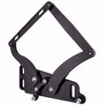 66-70 Charger/Belvedere/Roadrunner, 1972-1993 Dodge Truck Hood Hinge Kit - Solid Frame - Fiberglass - Black