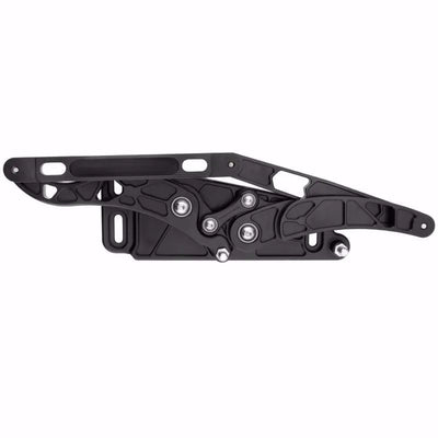 66-70 Charger/Belvedere/Roadrunner, 1972-1993 Dodge Truck Hood Hinge Kit - Fiberglass - Steel - Black
