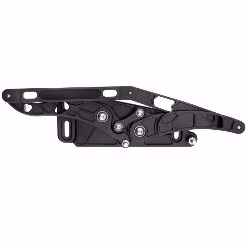 66-70 Charger/Belvedere/Roadrunner, 1972-1993 Dodge Truck Hood Hinge Kit - Fiberglass - Steel - Black