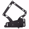 66-70 Charger/Belvedere/Roadrunner, 1972-1993 Dodge Truck Hood Hinge Kit - Fiberglass - Steel - Black