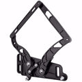66-70 Charger/Belvedere/Roadrunner, 1972-1993 Dodge Truck Hood Hinge Kit - Fiberglass - Steel - Black