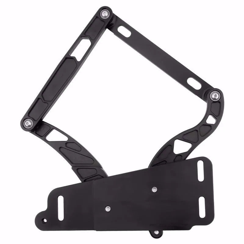 66-70 Charger/Belvedere/Roadrunner, 1972-1993 Dodge Truck Hood Hinge Kit - Solid Frame - Fiberglass - Black