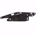 66-70 Charger/Belvedere/Roadrunner, 1972-1993 Dodge Truck Hood Hinge Kit - Solid Frame - Fiberglass - Black