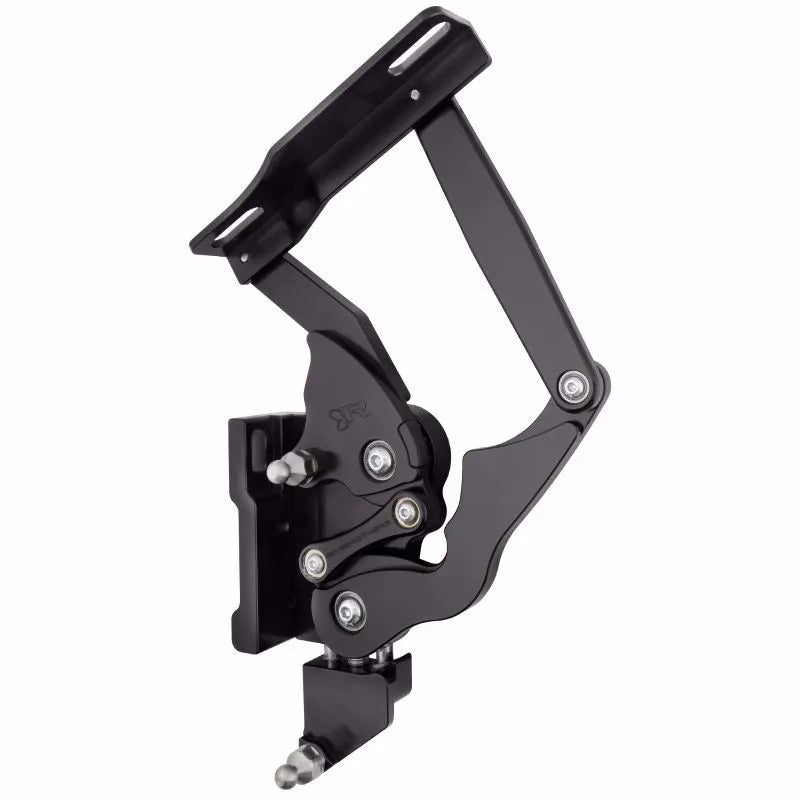 1957 Chevy Tri-Five Hood Hinge Kit - Solid Frame - Fiberglass - Black