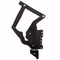 1957 Chevy Tri-Five Hood Hinge Kit - Solid Frame - Fiberglass - Black