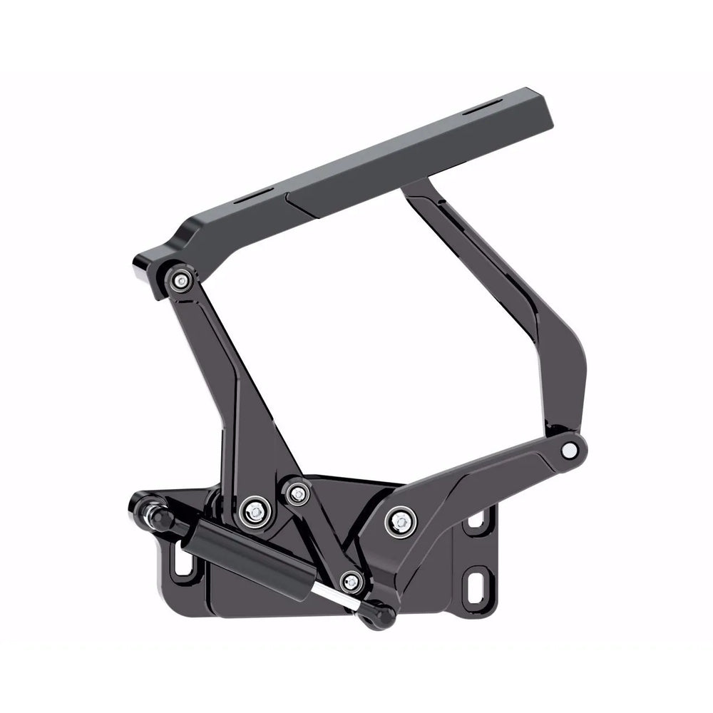1967-1972 F100 Truck Hood Hinge Kit - Solid Frame - Fiberglass - Black