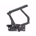 1967-1972 F100 Truck Hood Hinge Kit - Solid Frame - Fiberglass - Black