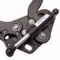 1969-1972 Cutlass Hood Hinge Kit - Solid Frame - Steel - Black