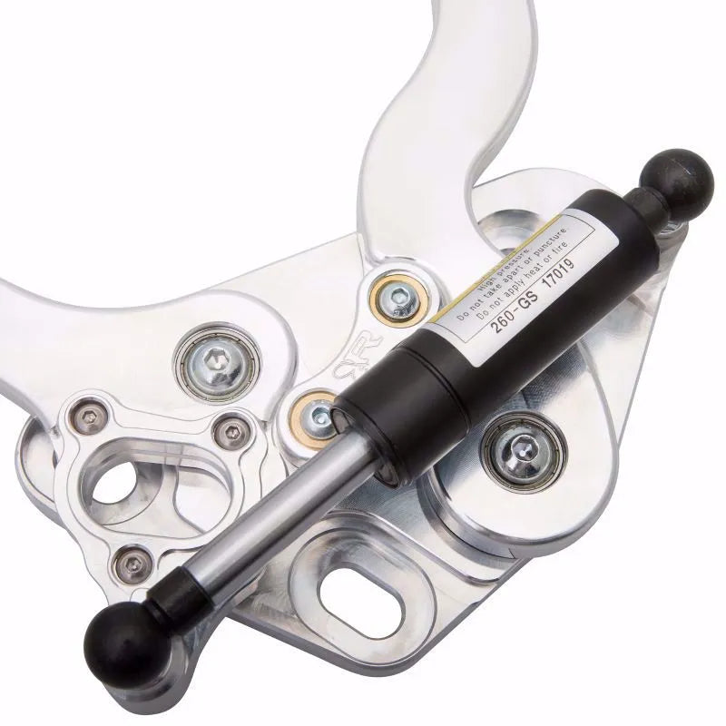 1969-1972 Cutlass Hood Hinge Kit - Solid Frame - Fiberglass - Natural